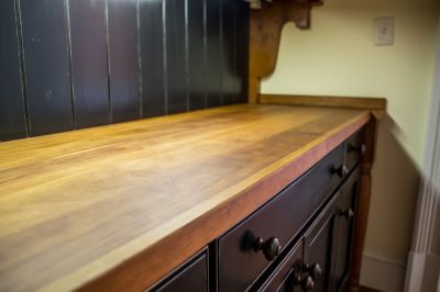 Completed Butcher Block Counter
