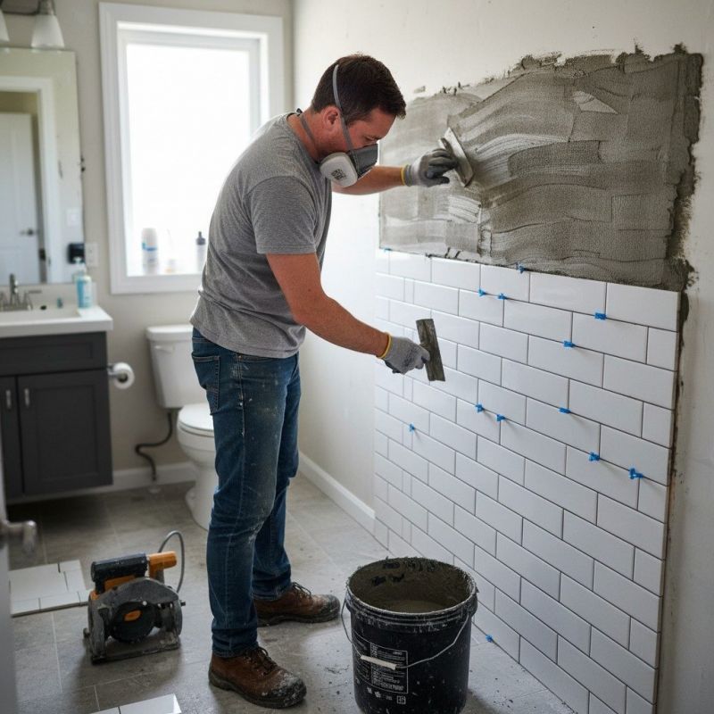 Shower Floor Tiling in Conroe, TX